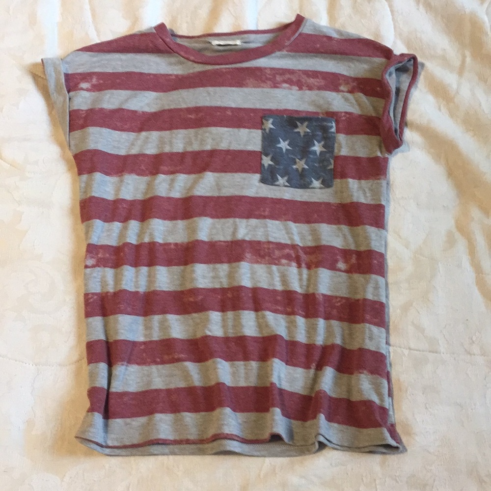 12pm by Min Ami flag T-shirt